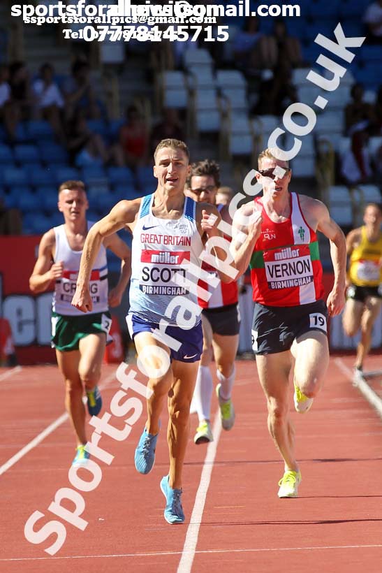 Mens 5000 metres, Muller British Championships, Alexander Stadium, Birmingham. Photo: David T. Hewitson/Sports for All Pics